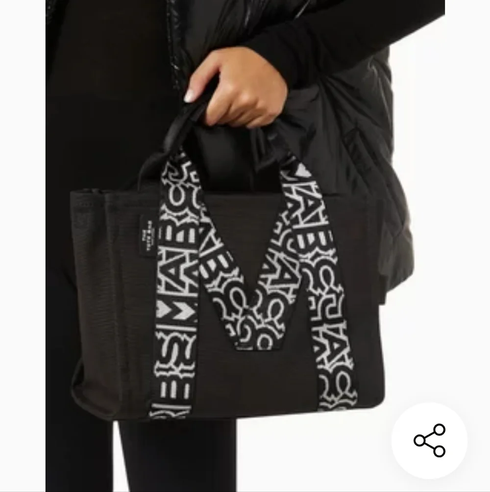 Marc Jacobs M Canvas Tote Bag